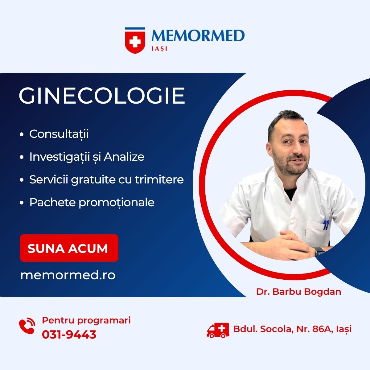 Centrul Medical MEMORMED Facebook ad