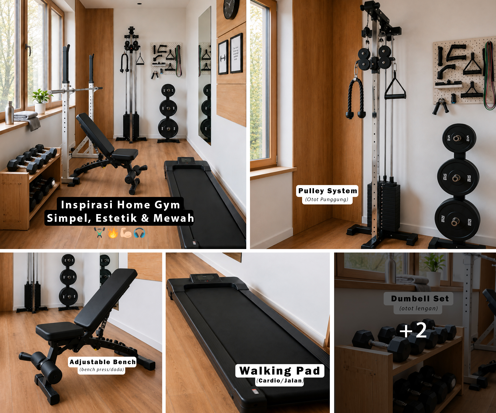 Kevin Jonathan Facebook ad: Home Gym Bikin Betah