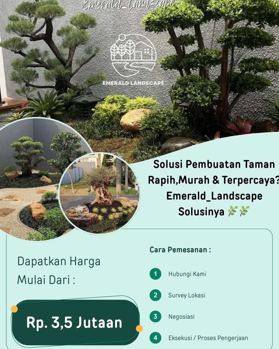 emerald_landscape Facebook ad: Kami Adalah Penyedia Jasa Pembuatan Taman/Landscape…