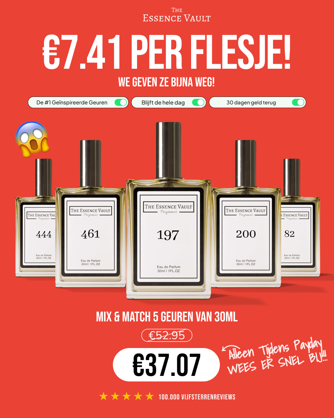 The Essence Vault Facebook ad