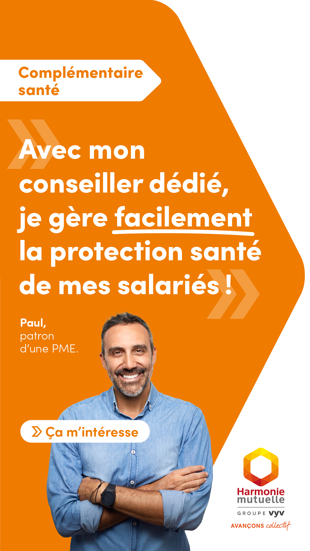 Harmonie Mutuelle Facebook ad