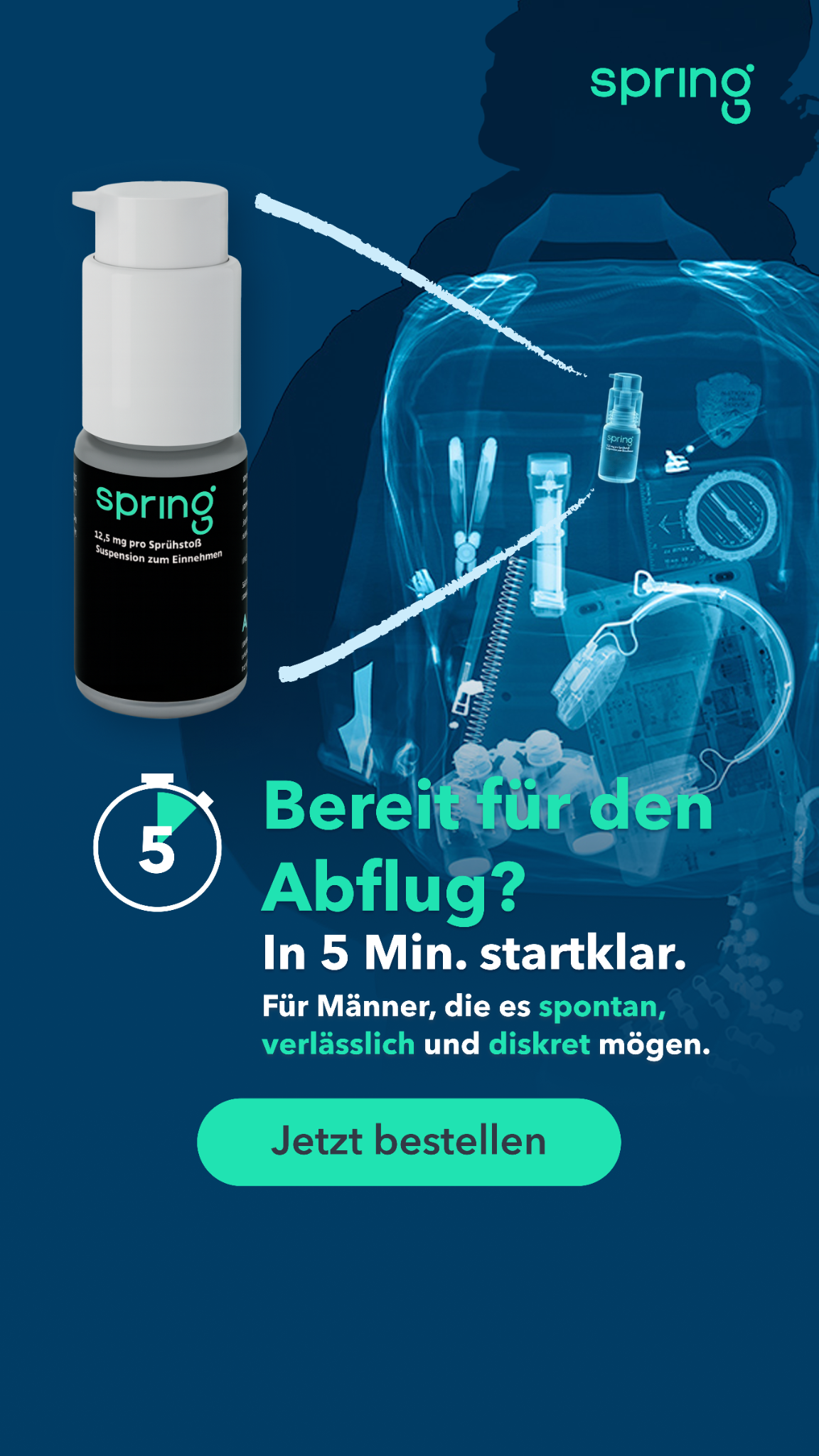 GoSpring Männergesundheit Deutschland  Facebook ad