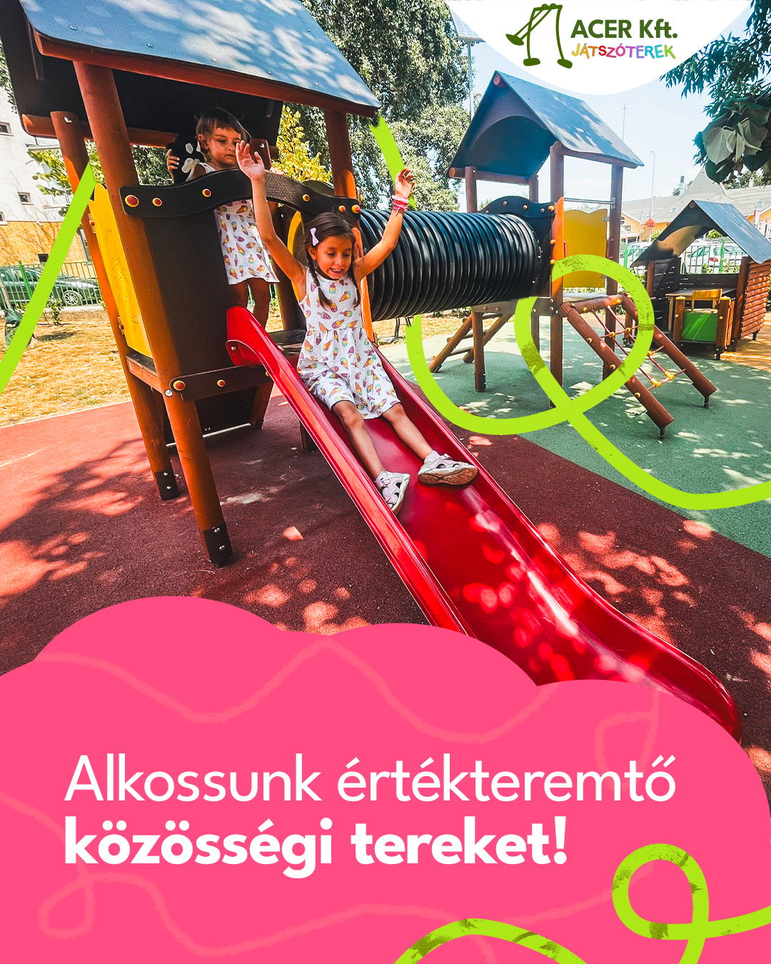 Biztonságos játszóterek - Acer Kft. Facebook ad