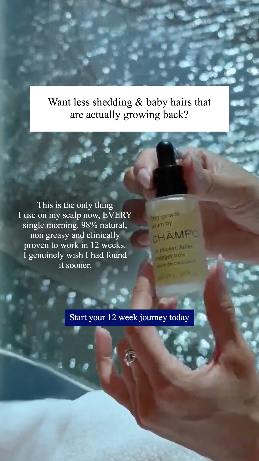 Chāmpo Haircare Facebook ad