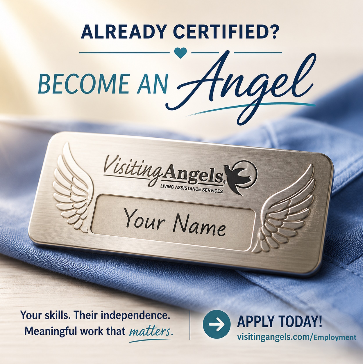Visiting Angels Facebook ad