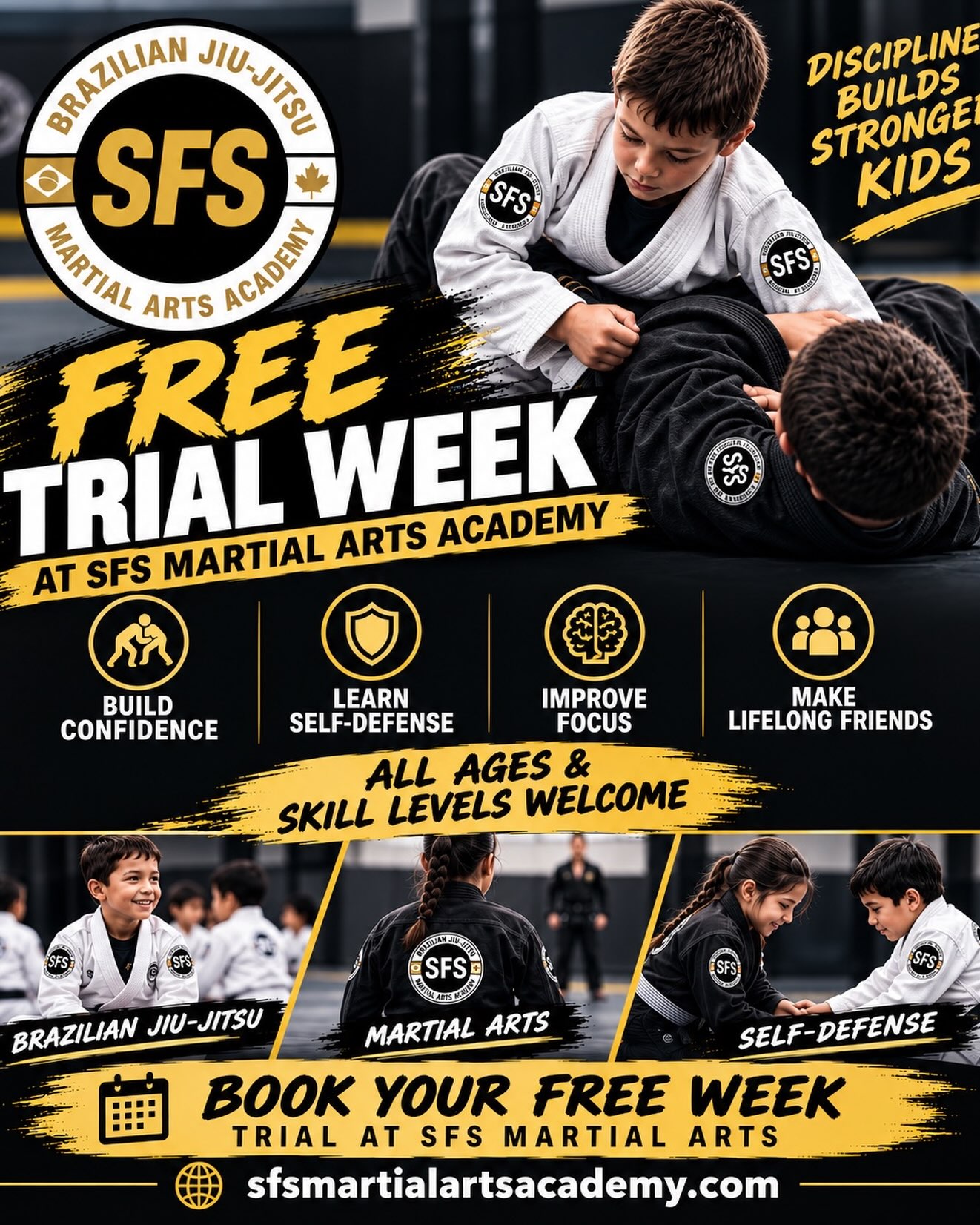 SFS Martial Arts Academy Facebook ad: BJJ, Jujutsu & Martial Arts in Woodbridge | SFS Academy