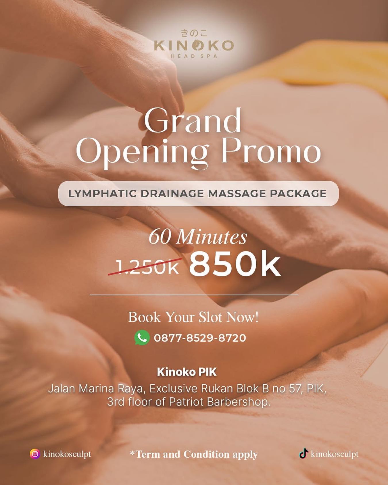 kinokosculpt Facebook ad: It’s more than just a massage.