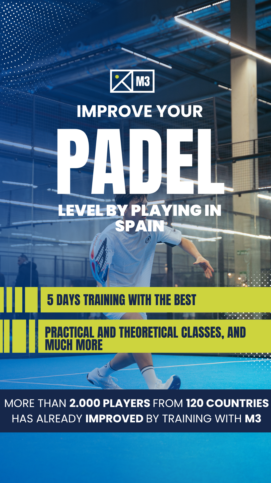 M3 Padel Academy Facebook ad