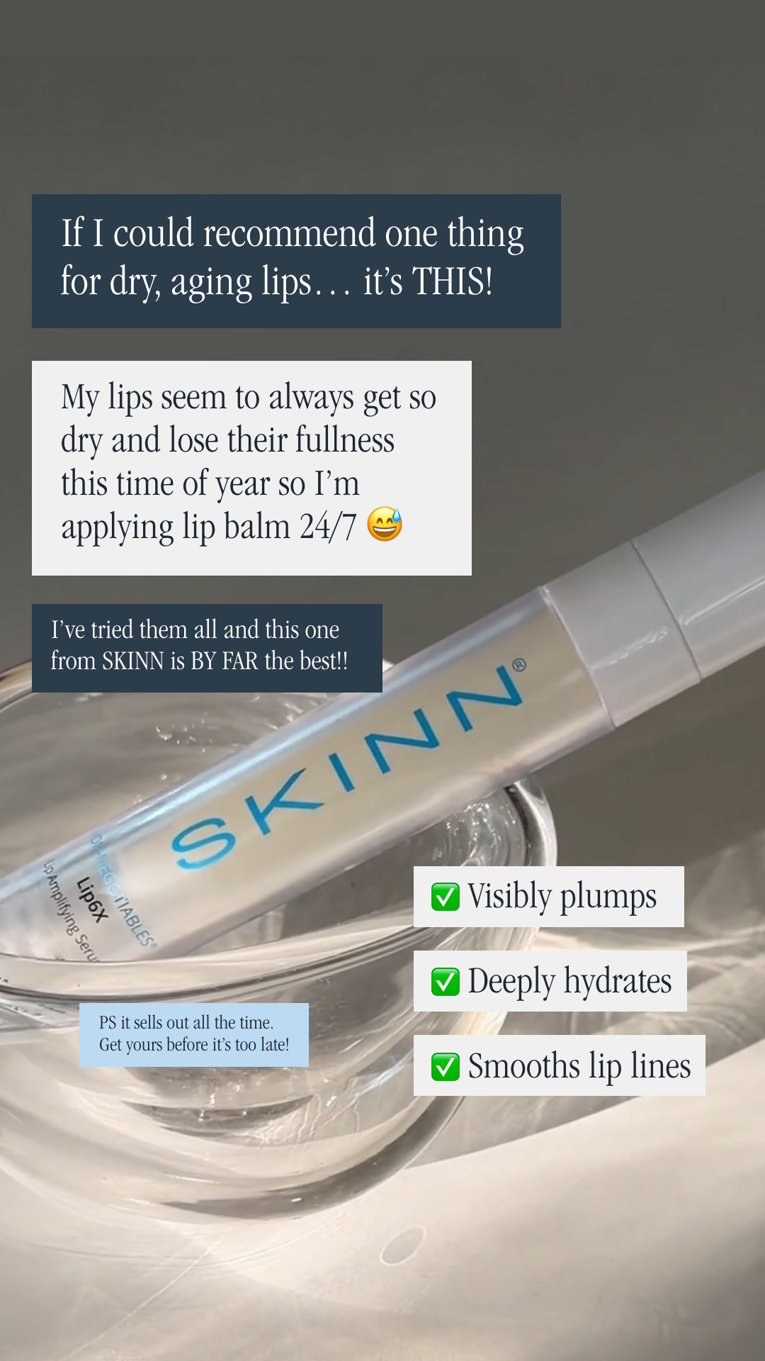 SKINN Cosmetics Facebook ad