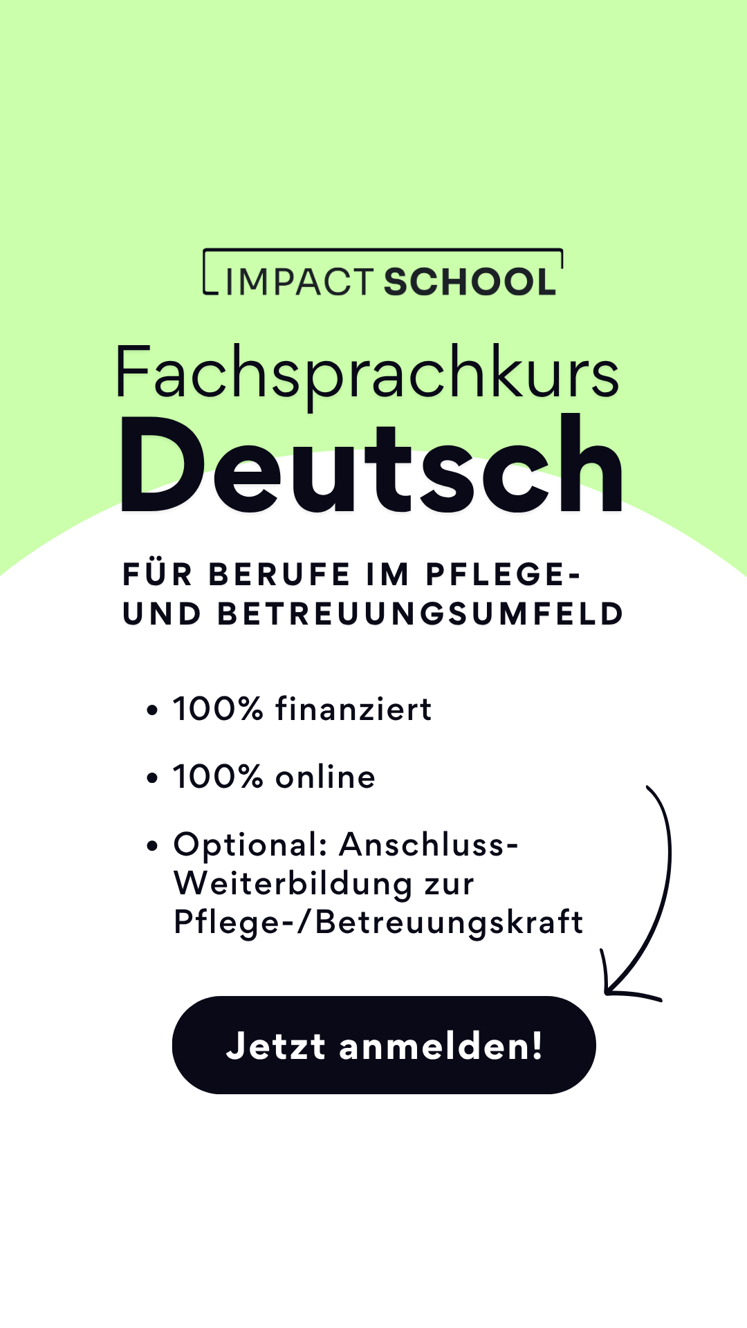 Impactschool.de Facebook ad from Apr 15, 2026