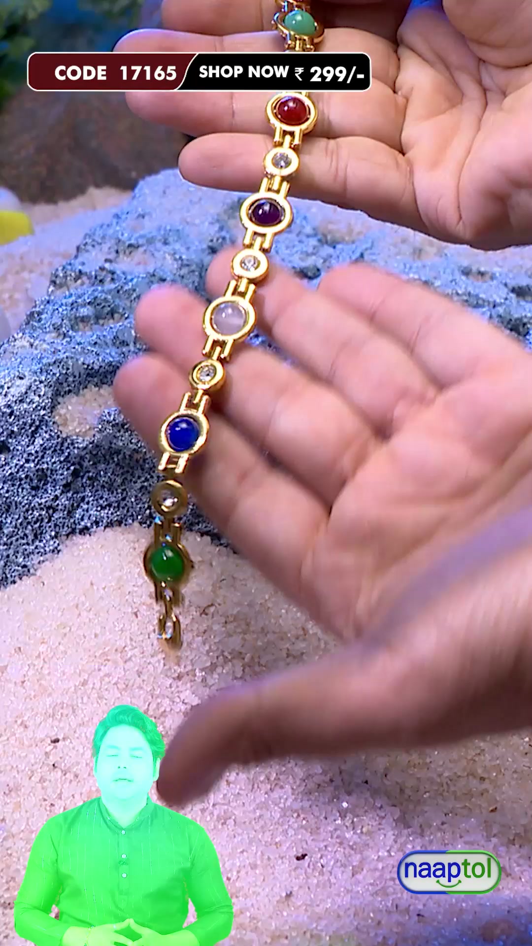 Jewellery & Watches Home 1 Facebook ad: Experience Holistic Well-being with Our Chakra Bracelet!