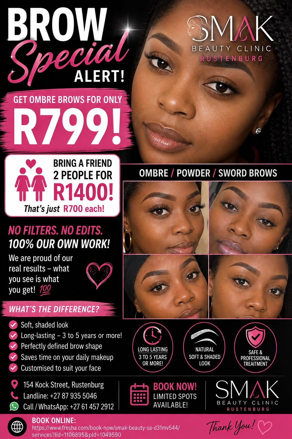 Smak Cosmetics & Beauty Facebook ad: BROW SPECIAL ALERT!
