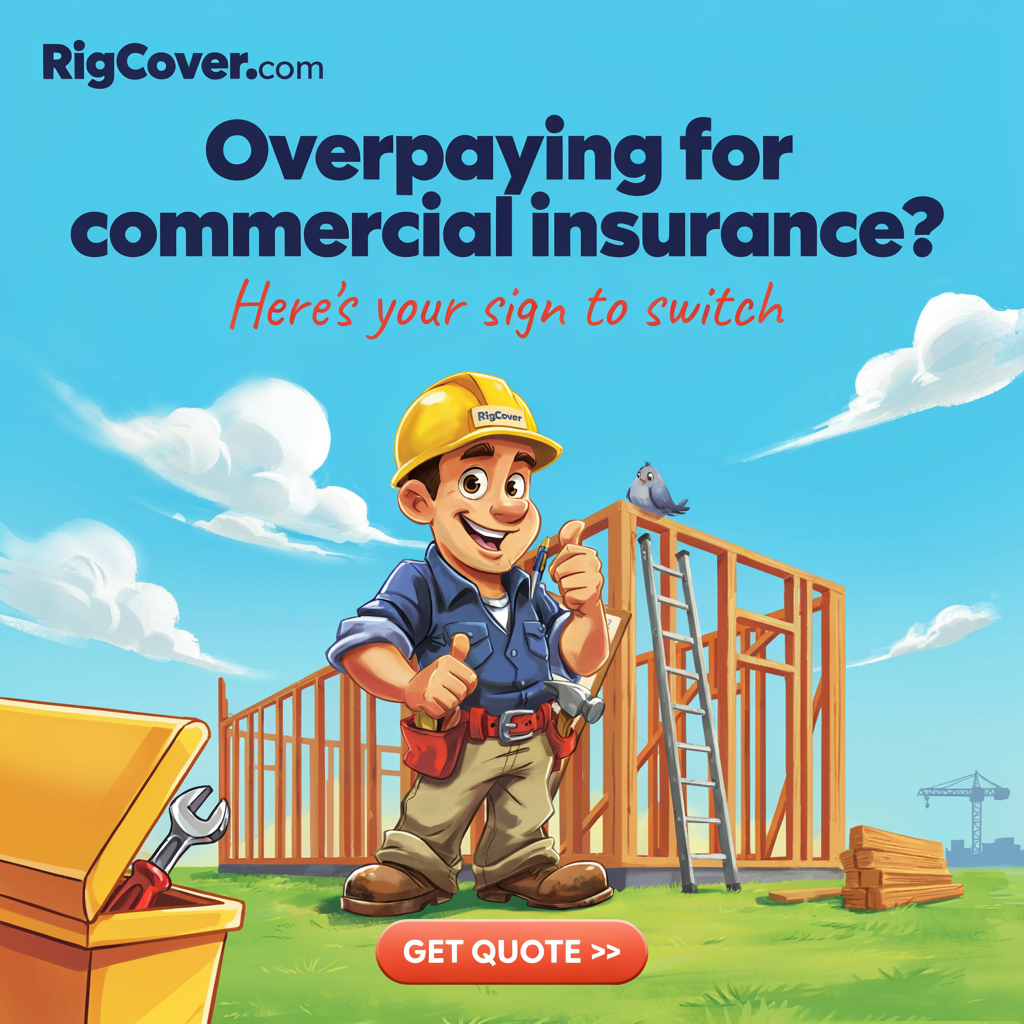 Rigcover.com Business Insurance Facebook ad: 99% Biz Owners Don't Know This