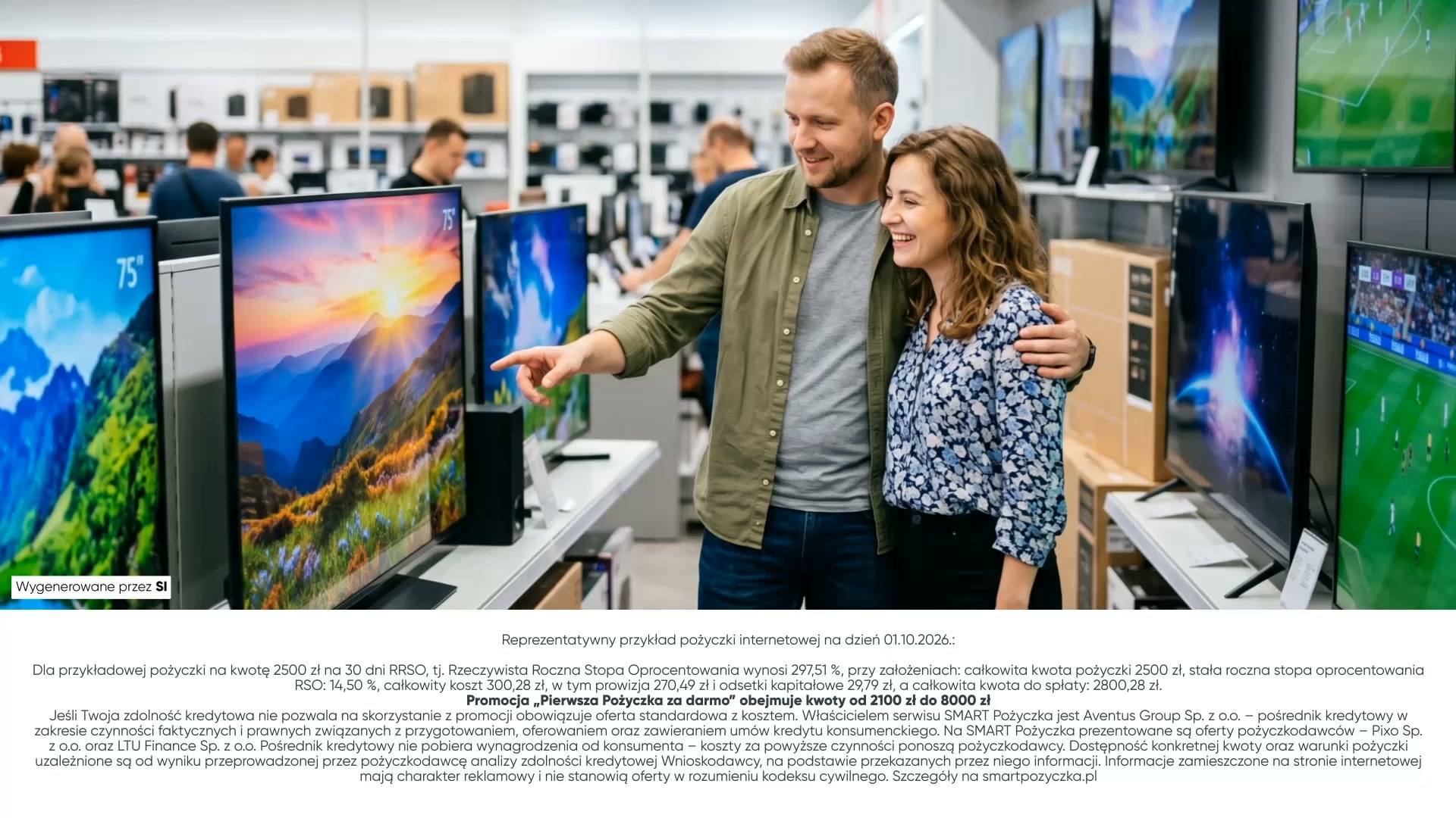 Smartpożyczka.pl Facebook ad: Minimum formalności