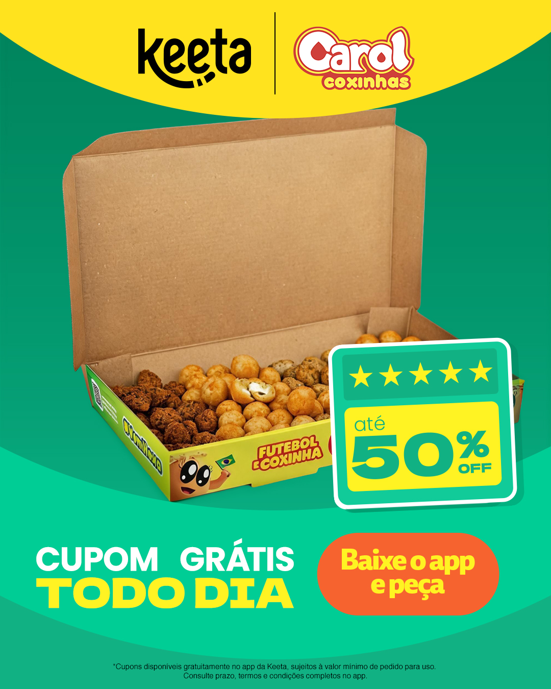Keeta Brasil Facebook ad