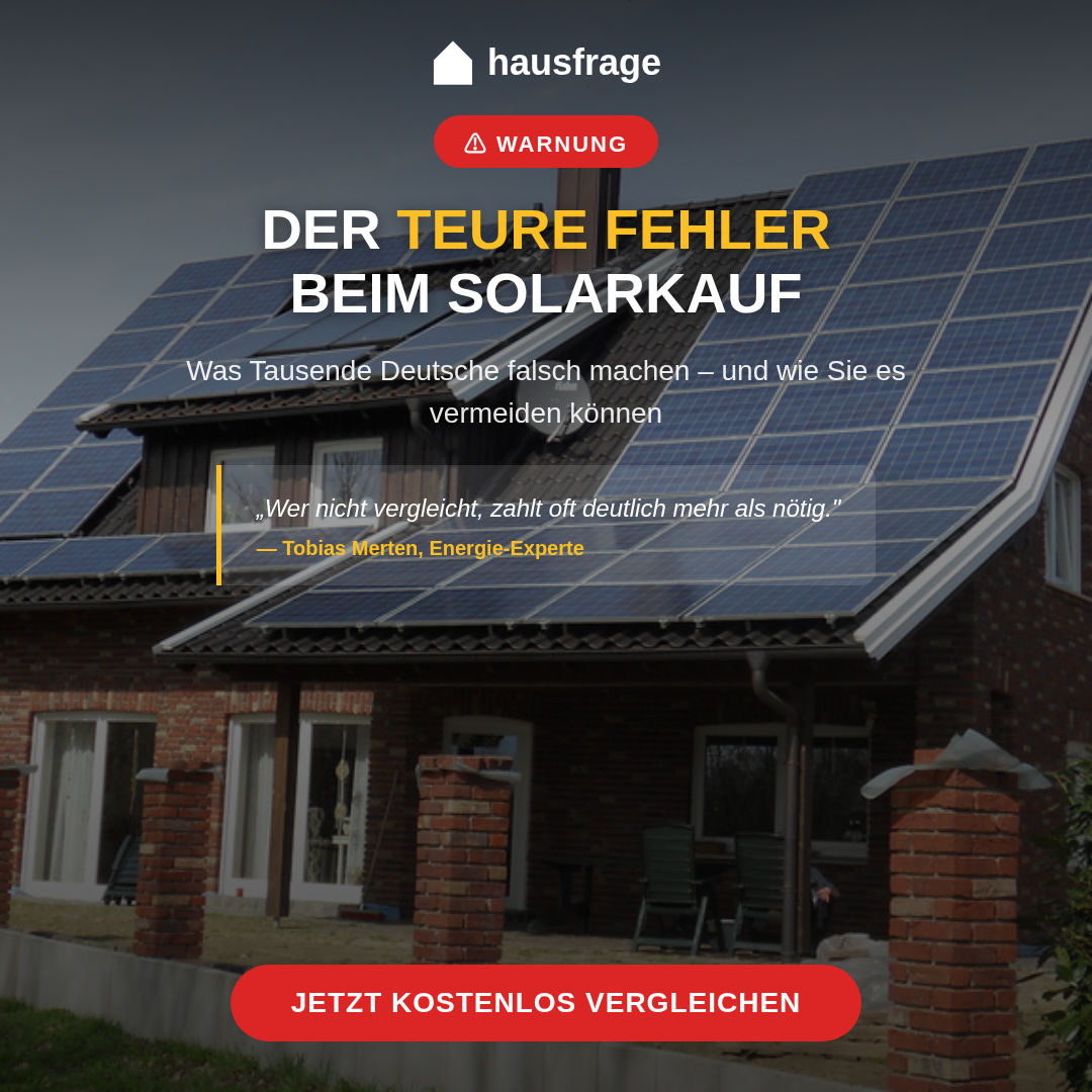 Hausfrage Facebook ad