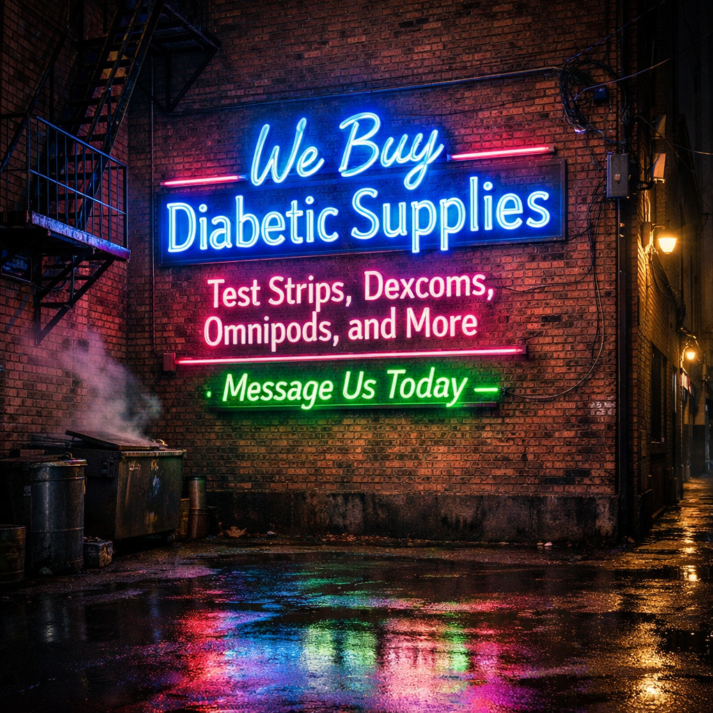 GlucoReturn Facebook ad: Sell Your Diabetic Supplies Today!