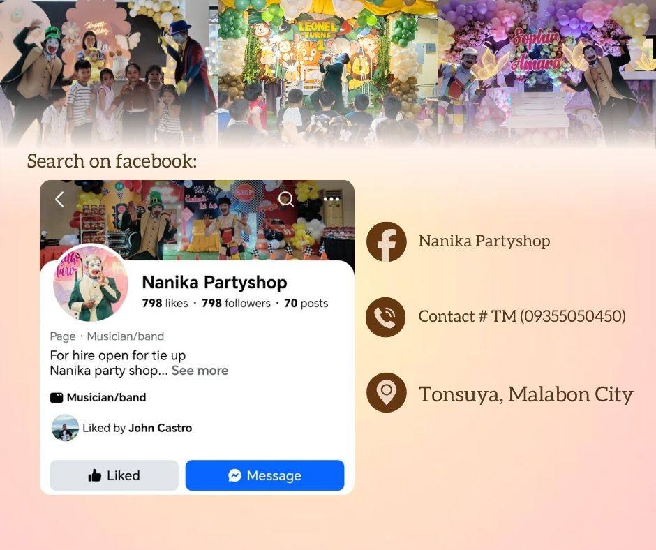 Nanika Partyshop Facebook ad