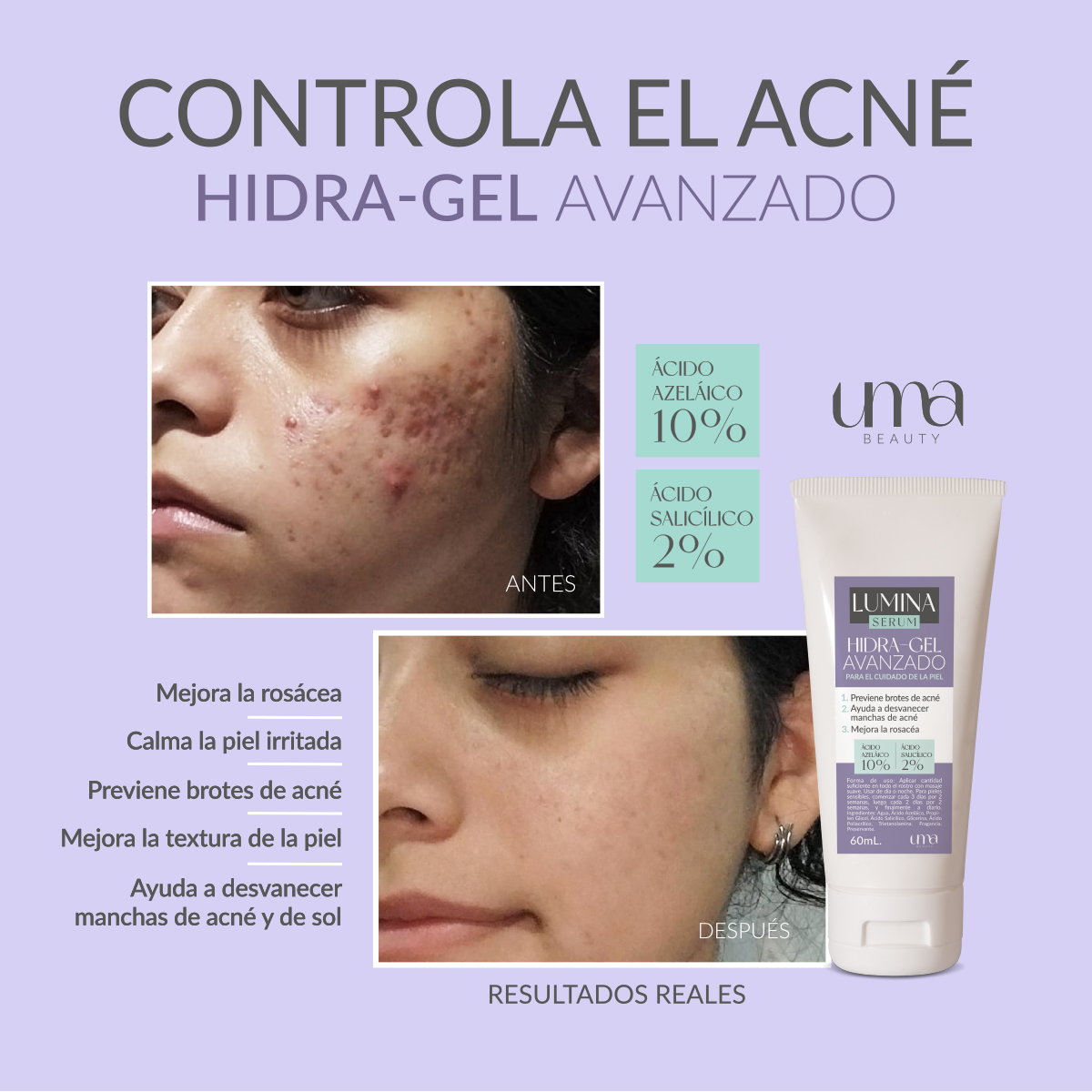 Uma Beauty Facebook ad