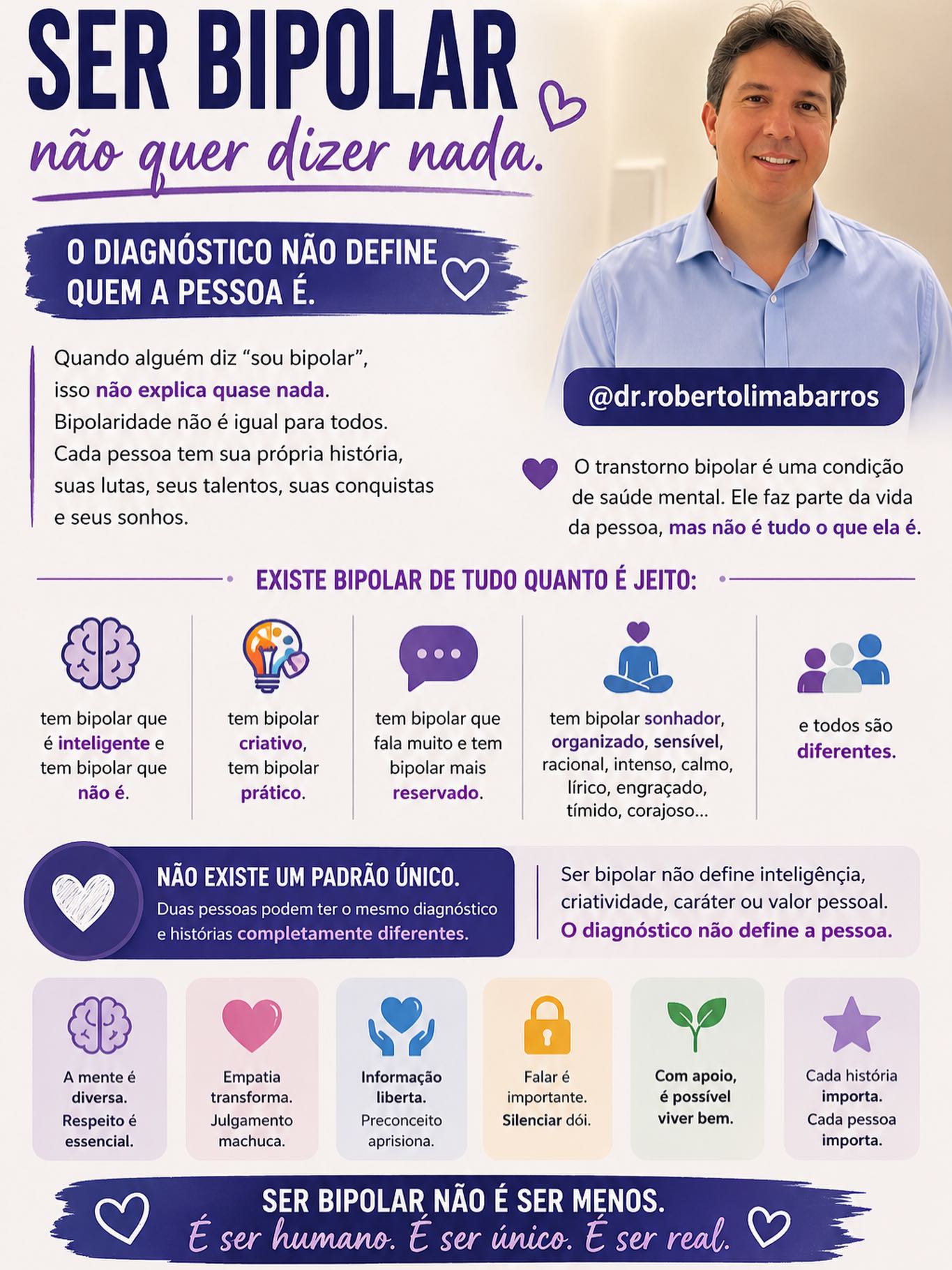 dr.robertolimabarros Facebook ad: Quando alguém diz sou bipolar, isso sozinho não…