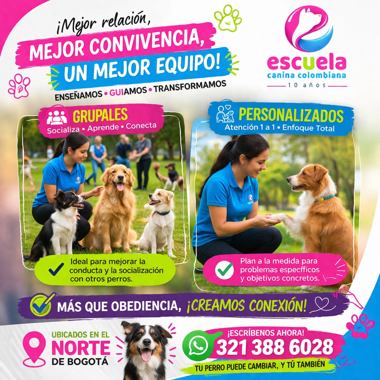 Escuela Canina Colombiana Facebook ad