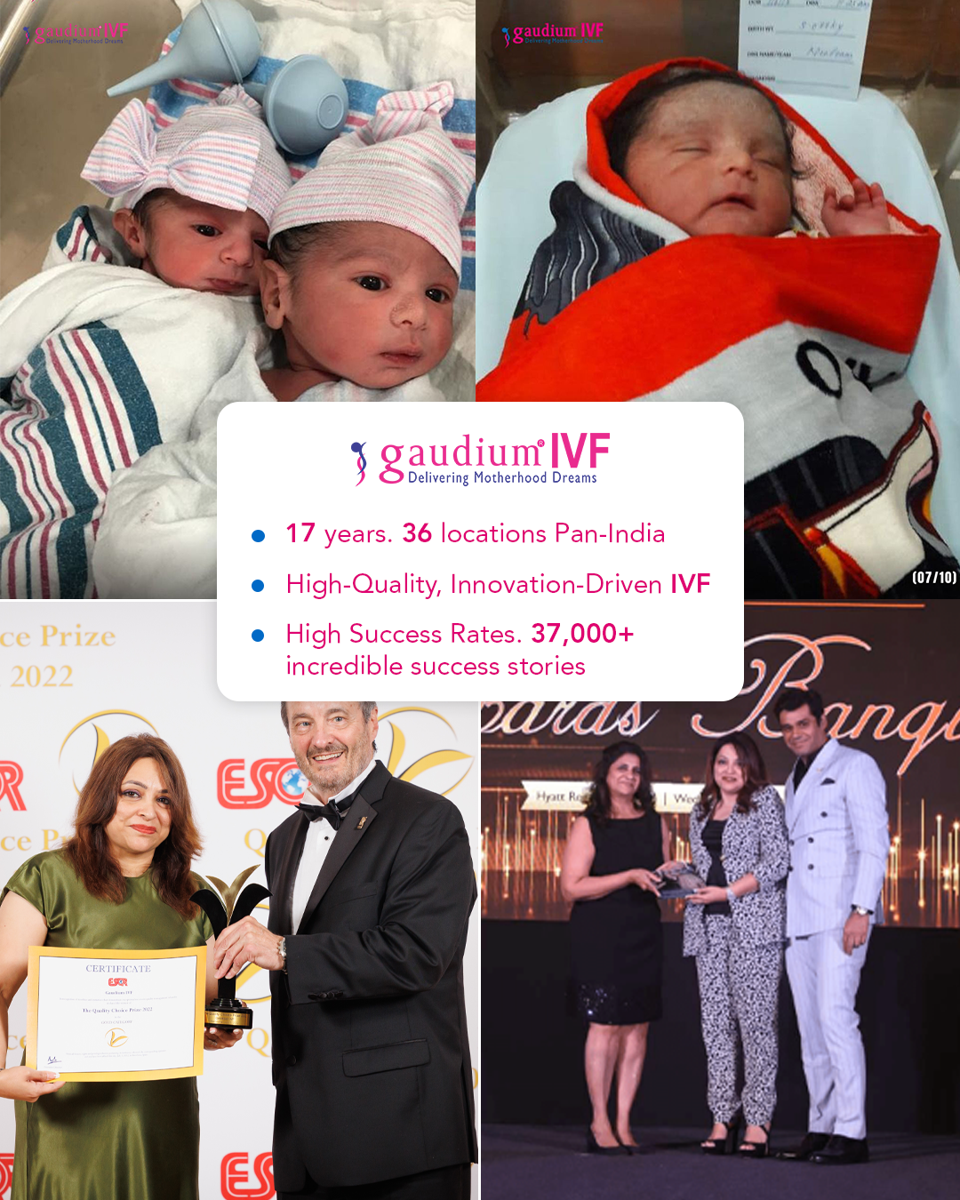 Gaudium IVF Centre Facebook ad