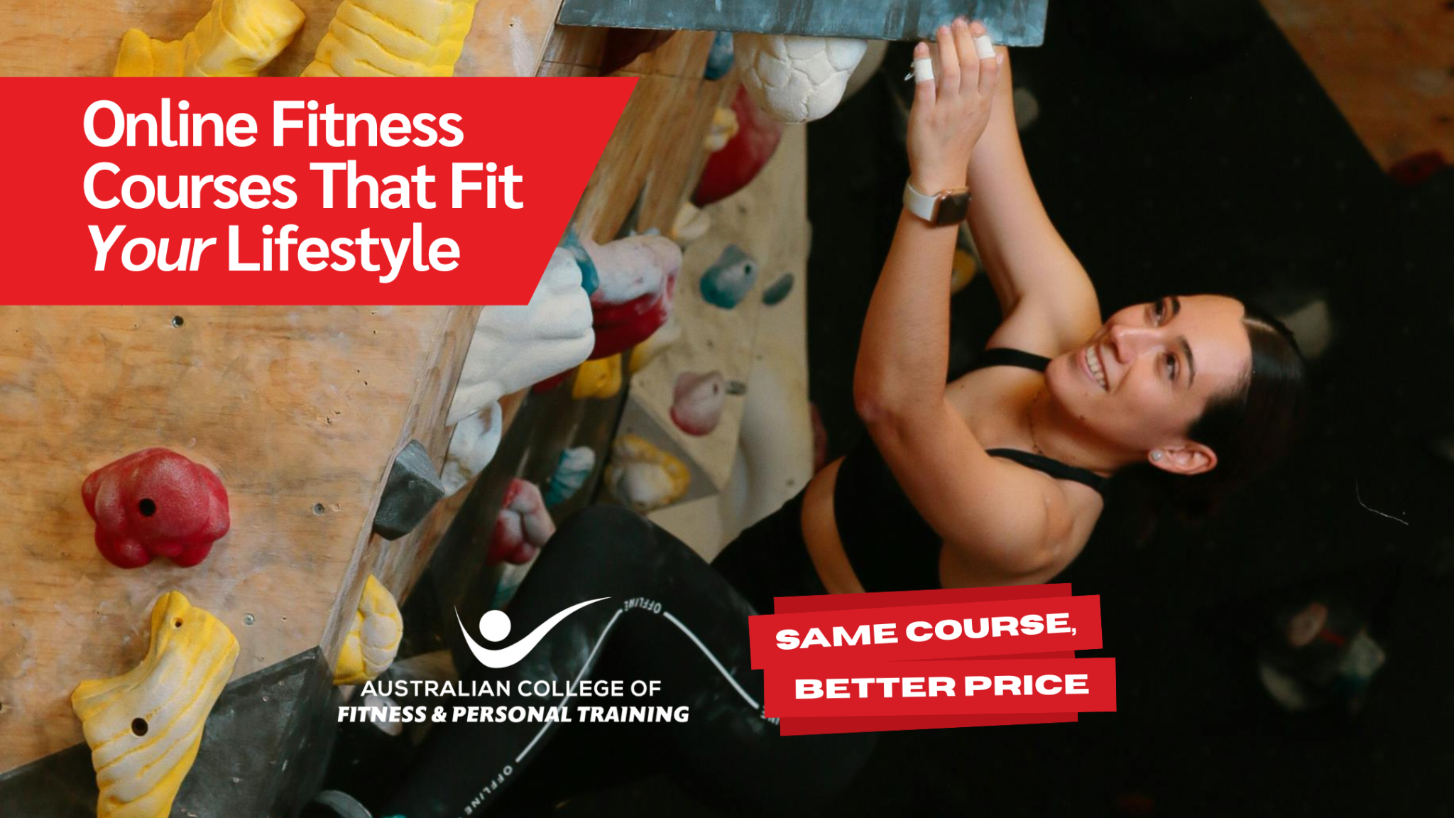 Australian College of Fitness and Personal Training Facebook ad