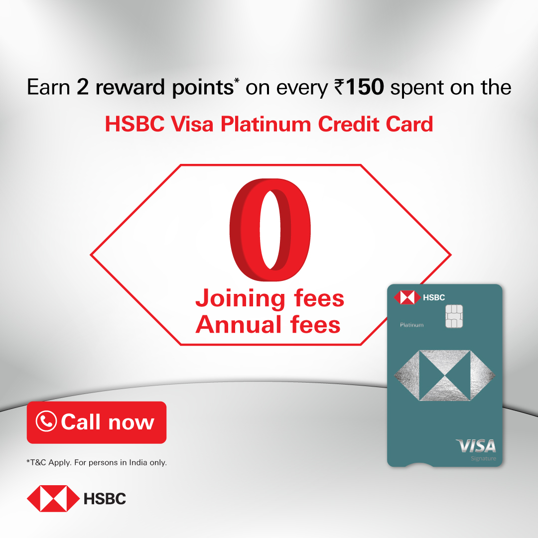 HSBC Facebook ad: HSBC Visa Platinum Credit Card