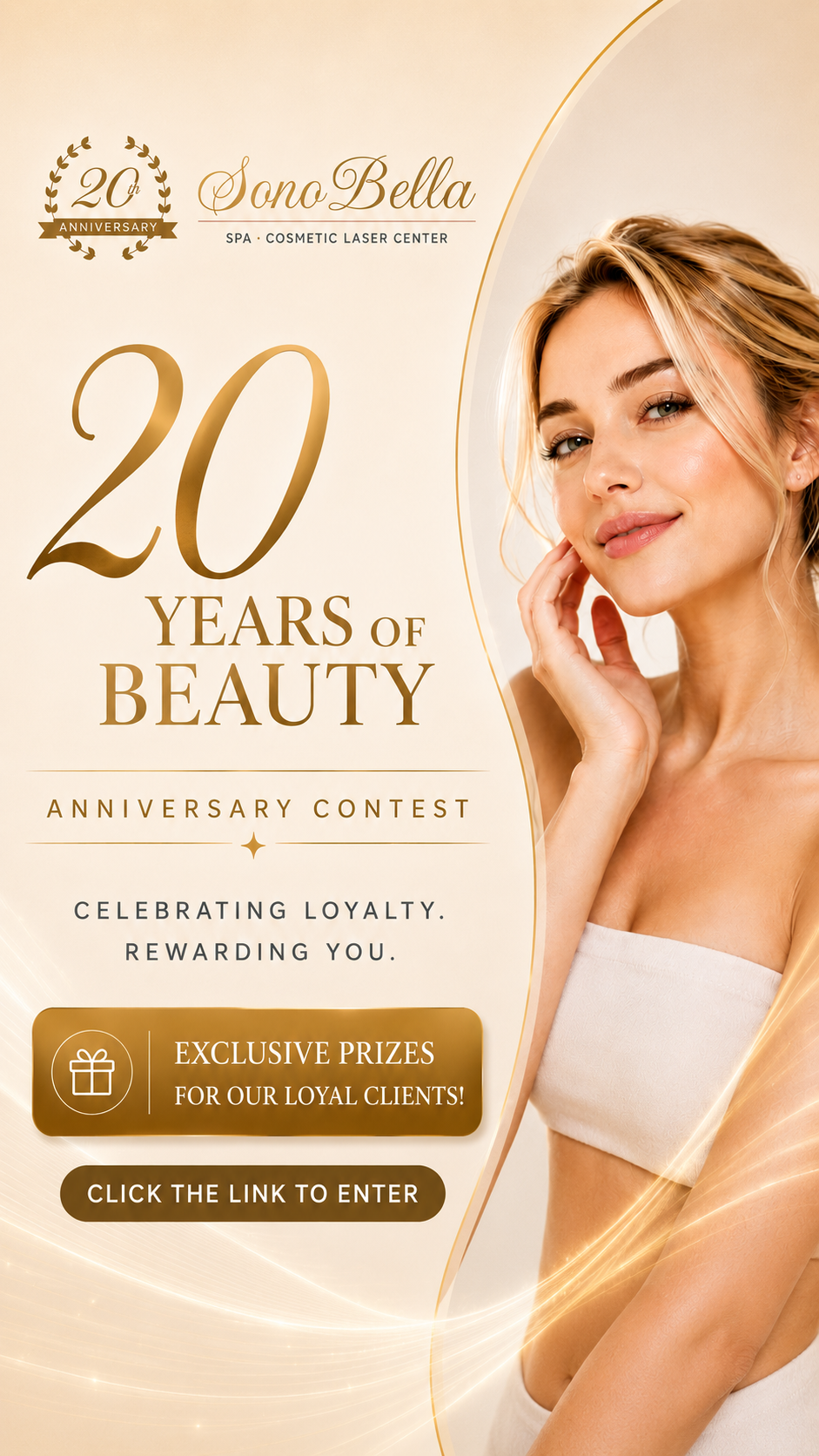 Sono Bella Clinic Facebook ad from Jun 8, 2026
