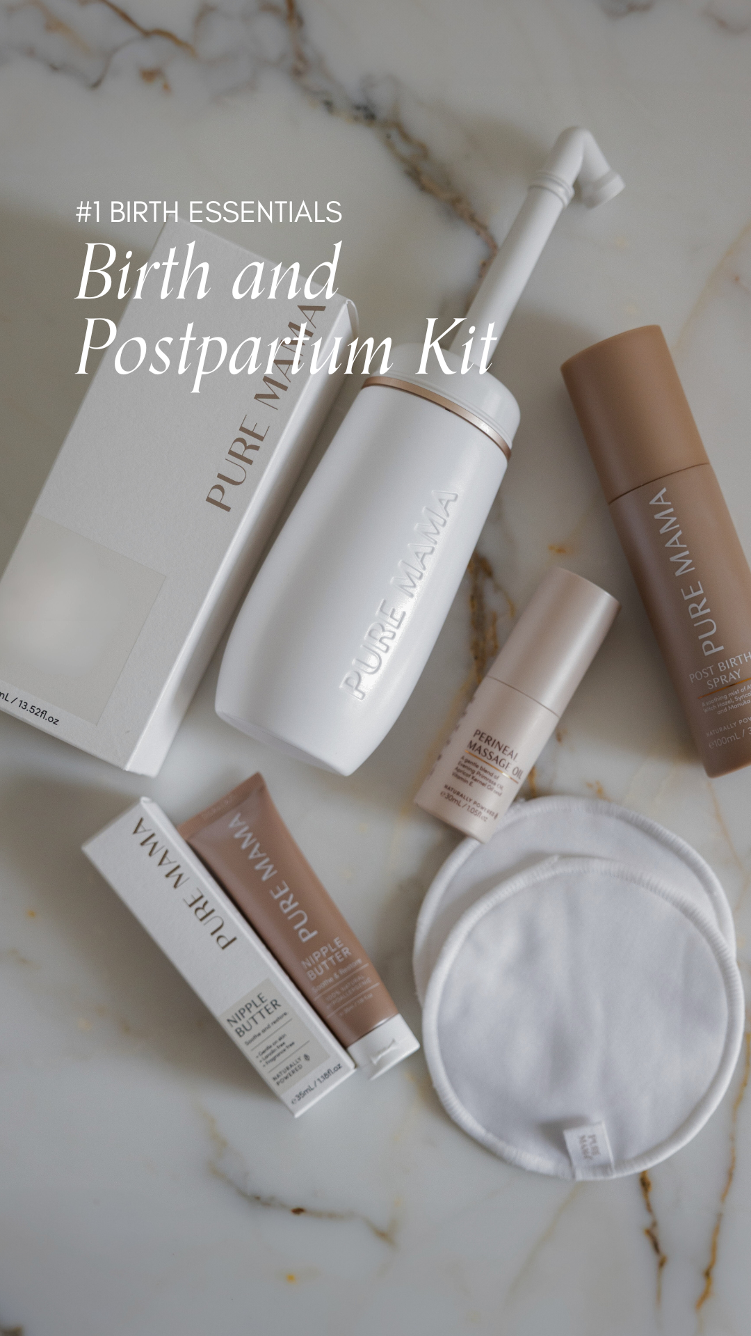 PURE MAMA Skincare Facebook ad