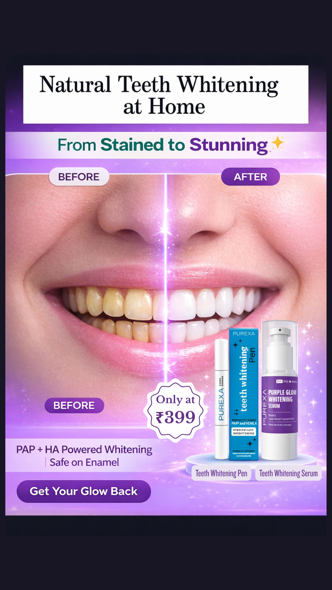 Purexa Facebook ad