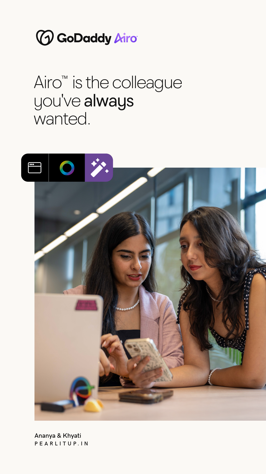 GoDaddy Facebook ad