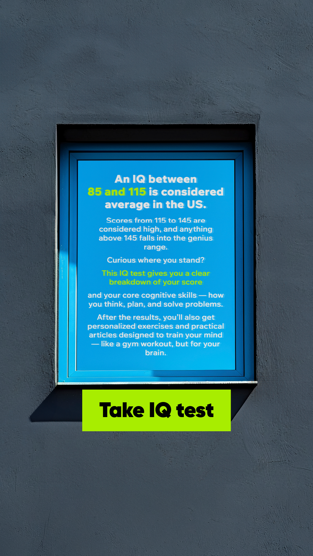 Brain Health Check Facebook ad