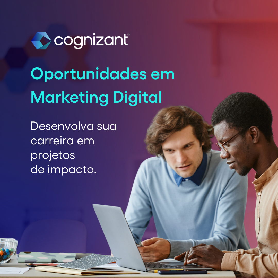 Cognizant Facebook ad: Oportunidades em Mkt digital