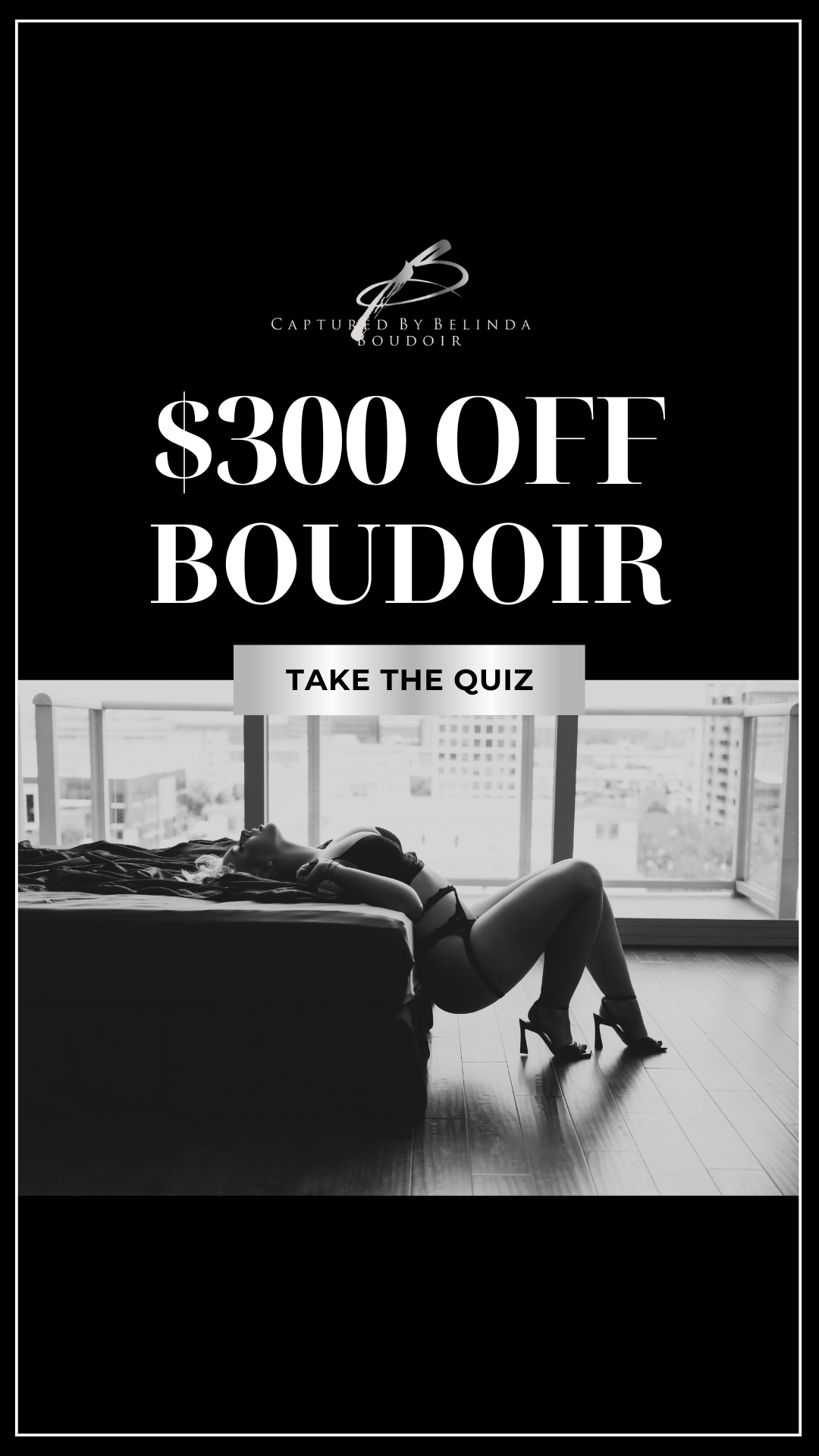 Captured By Belinda Boudoir Facebook ad