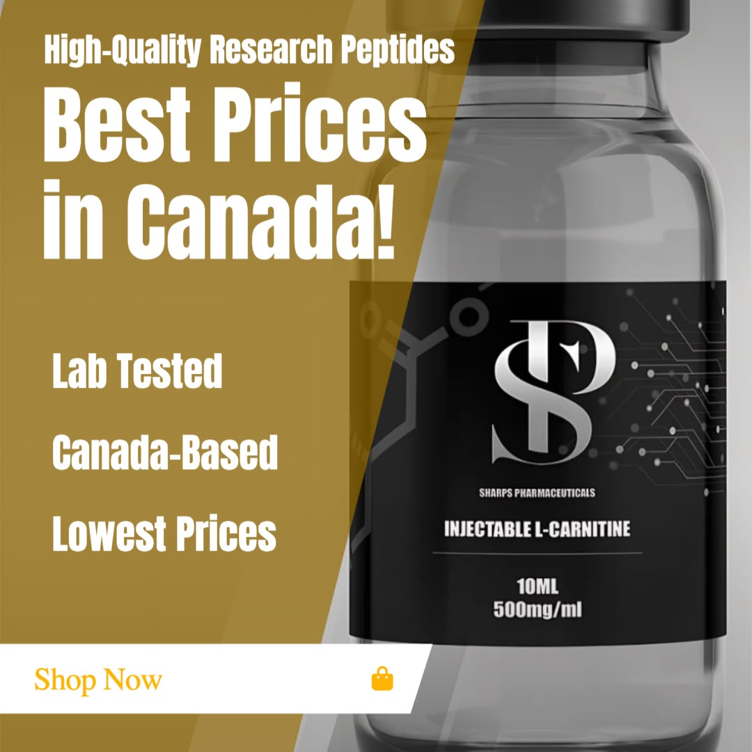 Canadian Peptides Facebook ad: Injectable L-Carnitine Canada