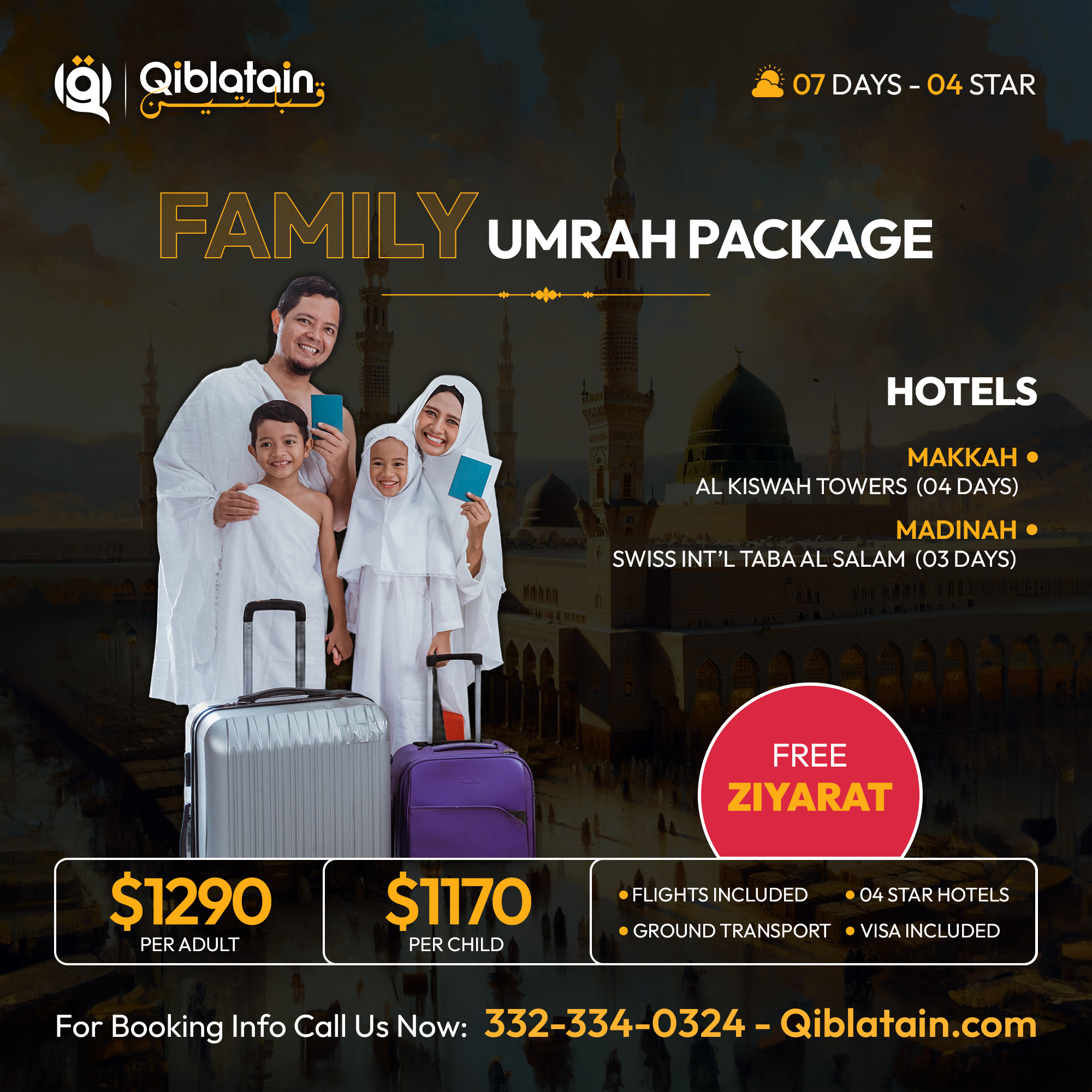 Qiblatain Facebook ad