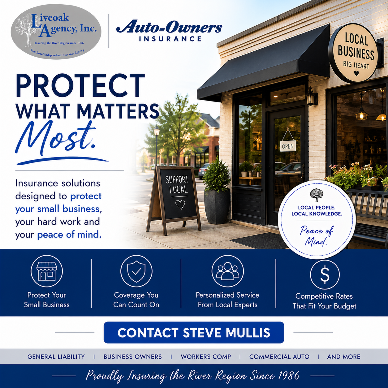 Liveoak Agency Inc Facebook ad from Jul 7, 2026
