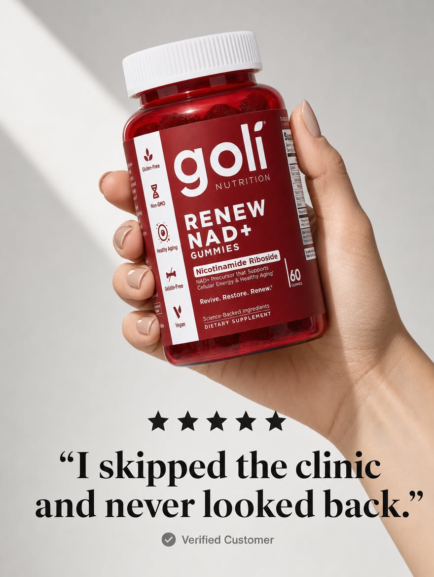 Goli Facebook ad: Zero Sugar, Maximum Yum: 3 FOR 34