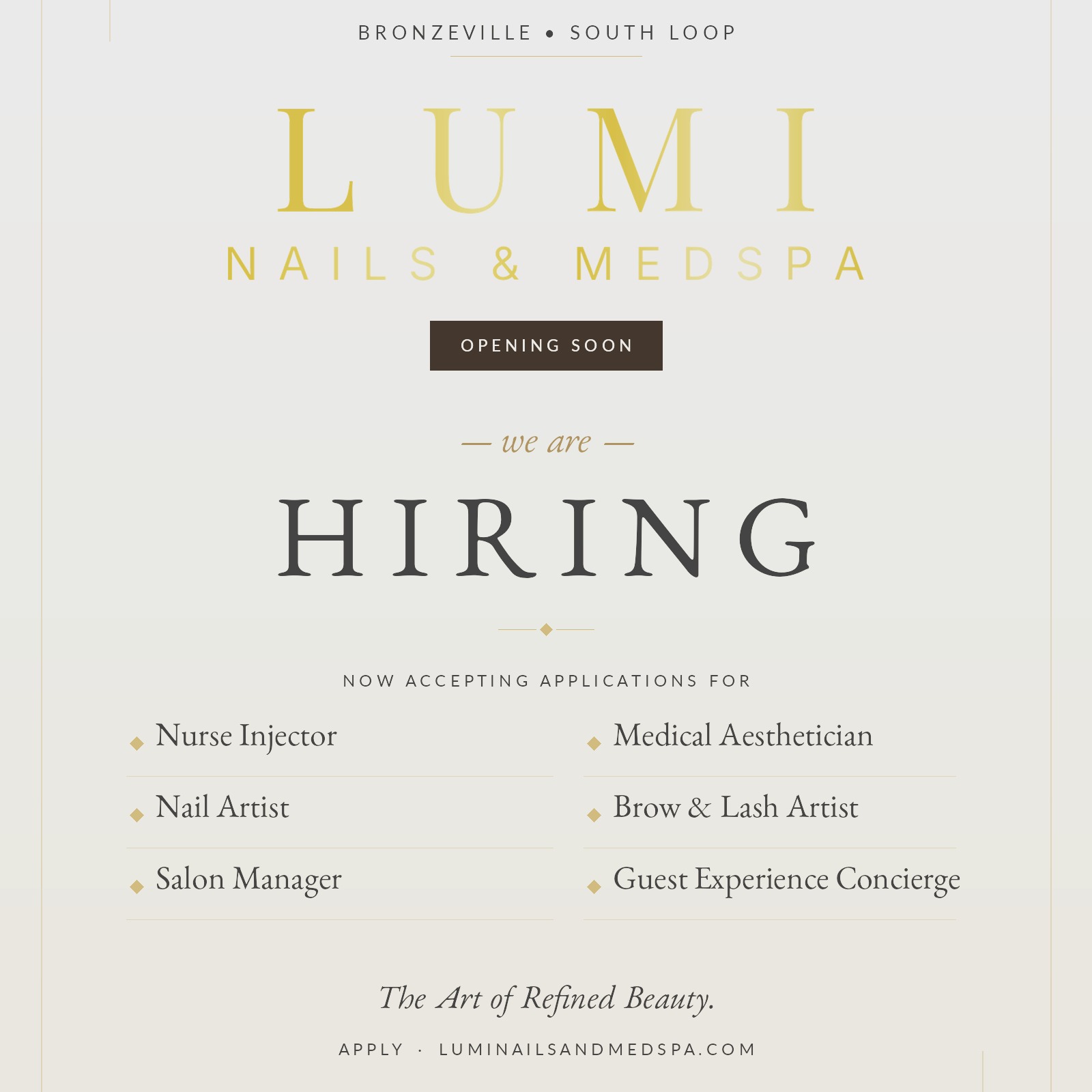 Lumi Nails and MedSpa Facebook ad