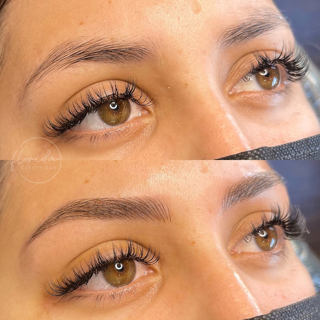 Florida Beauty Bar Facebook ad: Microblading de cejas