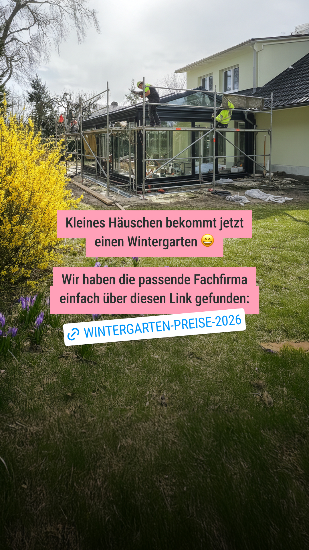 Aroundhome - Wintergarten Facebook ad from Apr 7, 2026