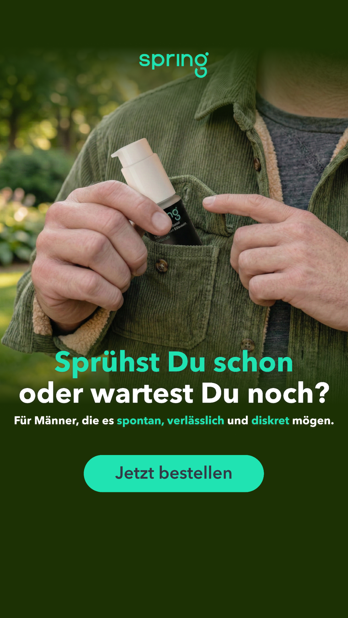 GoSpring Männergesundheit Deutschland  Facebook ad