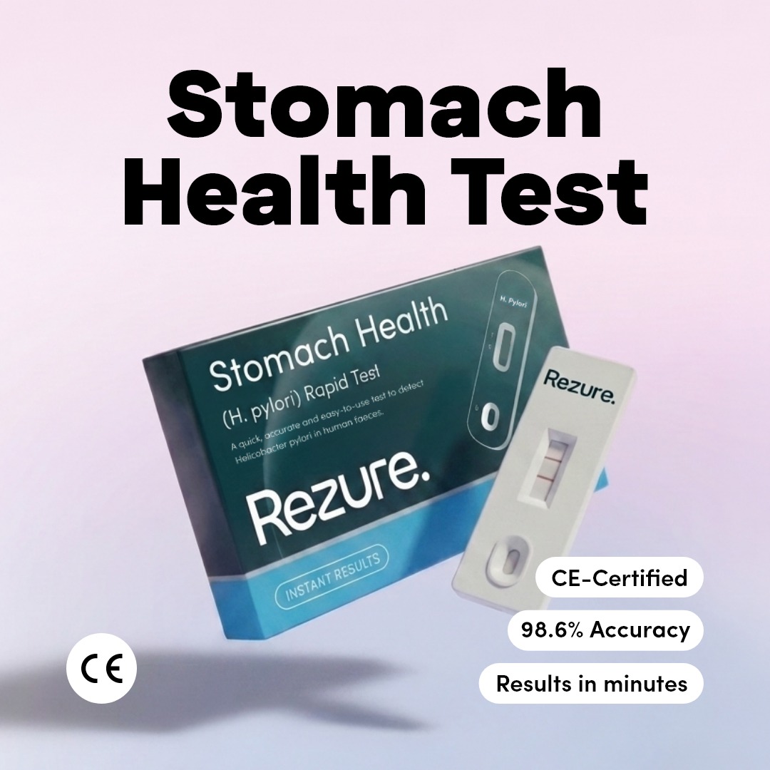 Rezure Health Facebook ad: Rapid health tests.