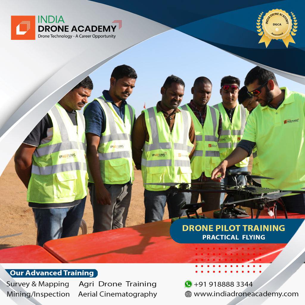 India Drone Academy Facebook ad from Jan 21, 2026