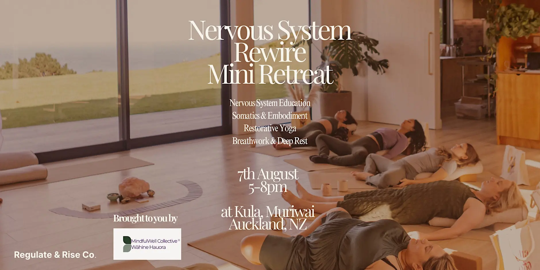 MindfulWell Collective Facebook ad: Nervous System Rewire Mini Retreat