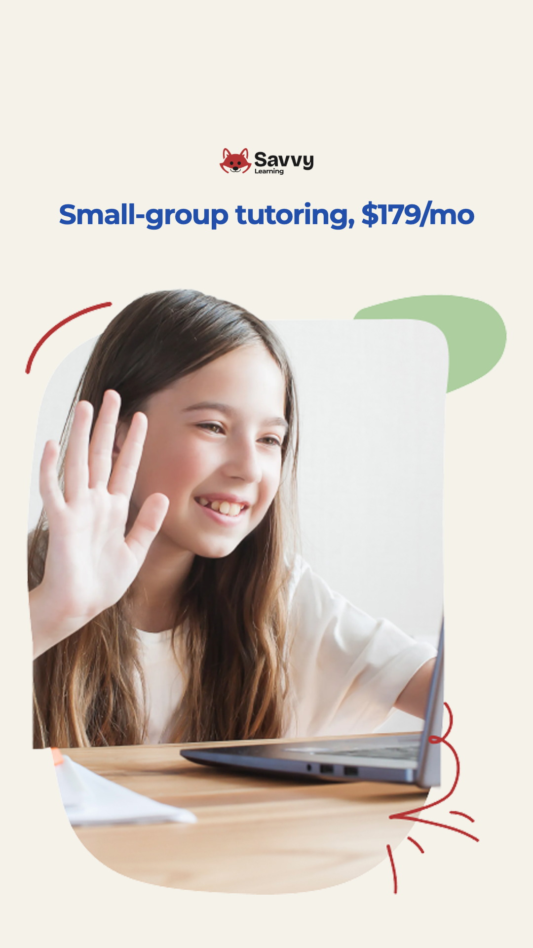 Savvy Learning Facebook ad