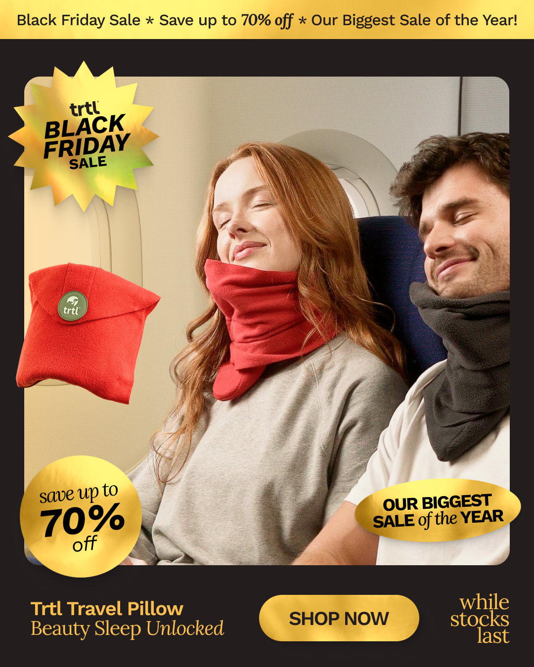 Trtl Facebook ad: Trtl's Black Friday Sale is here!