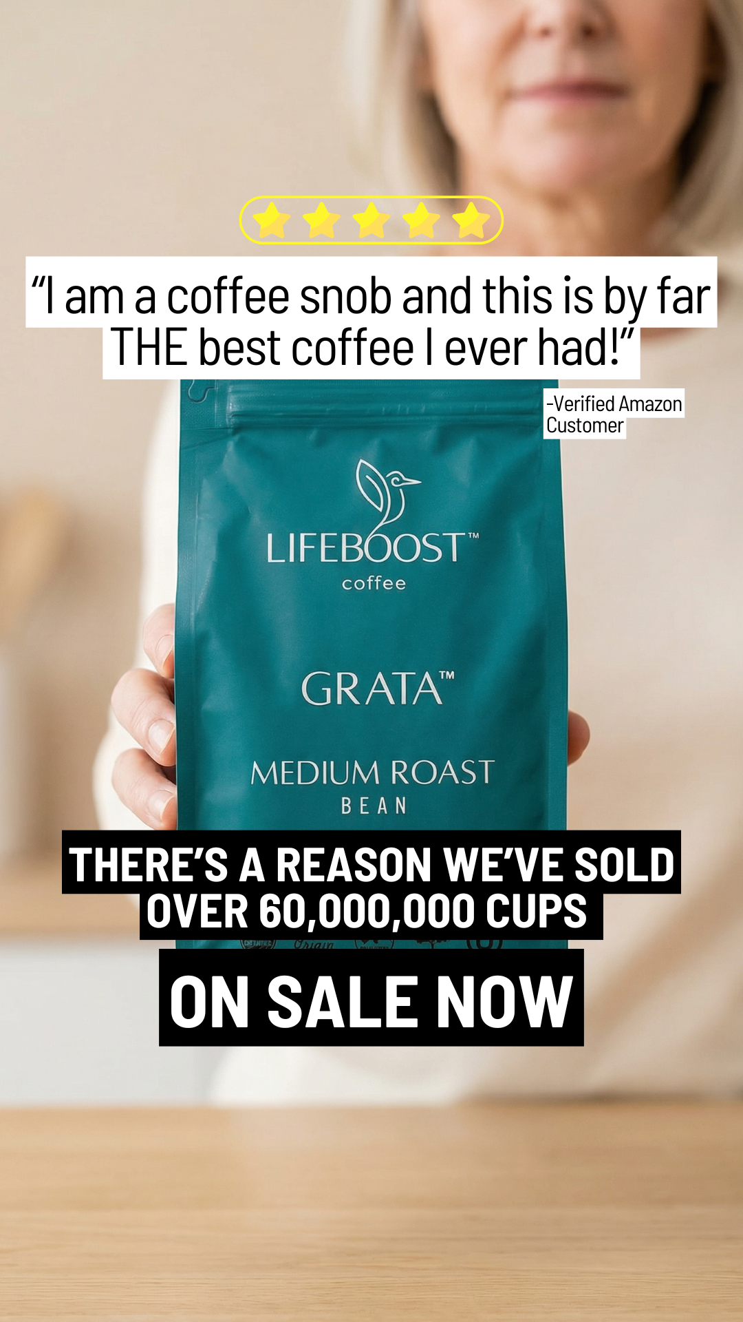 Lifeboost Coffee Facebook ad