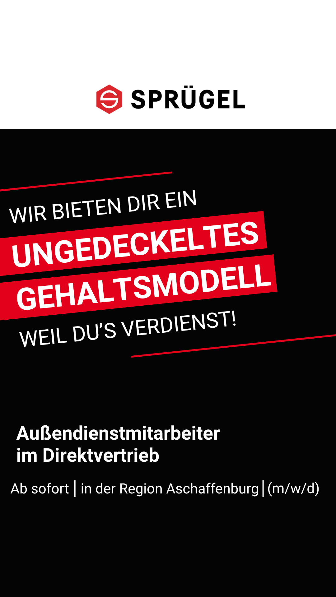 Deine neue Karriere Facebook ad